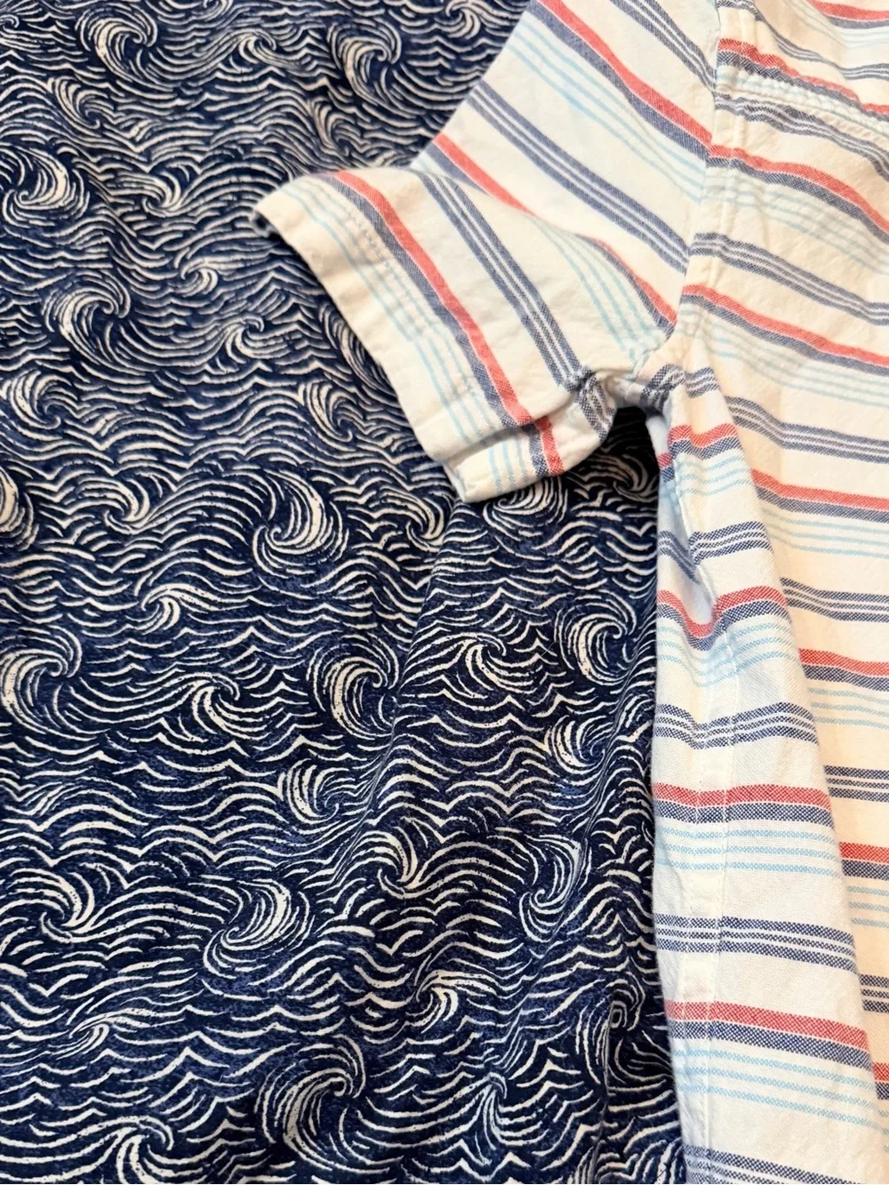 2 Boys Button-Up Shirts Size 10/12 (L) | Old Navy & Children’s Place